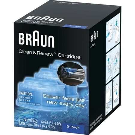 Braun Clean & Renew Refill Cartridges CCR - 3 pack