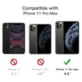 thumbnail image 5 of JETech 3 in 1 Case for iPhone 11 Pro Max 6.5-Inch, with 2-Pack Screen Protector Camera Lens Protector, Shockproof Bumper Phone Cover, Full Coverage Tempered Glass Film (Navy), 5 of 7