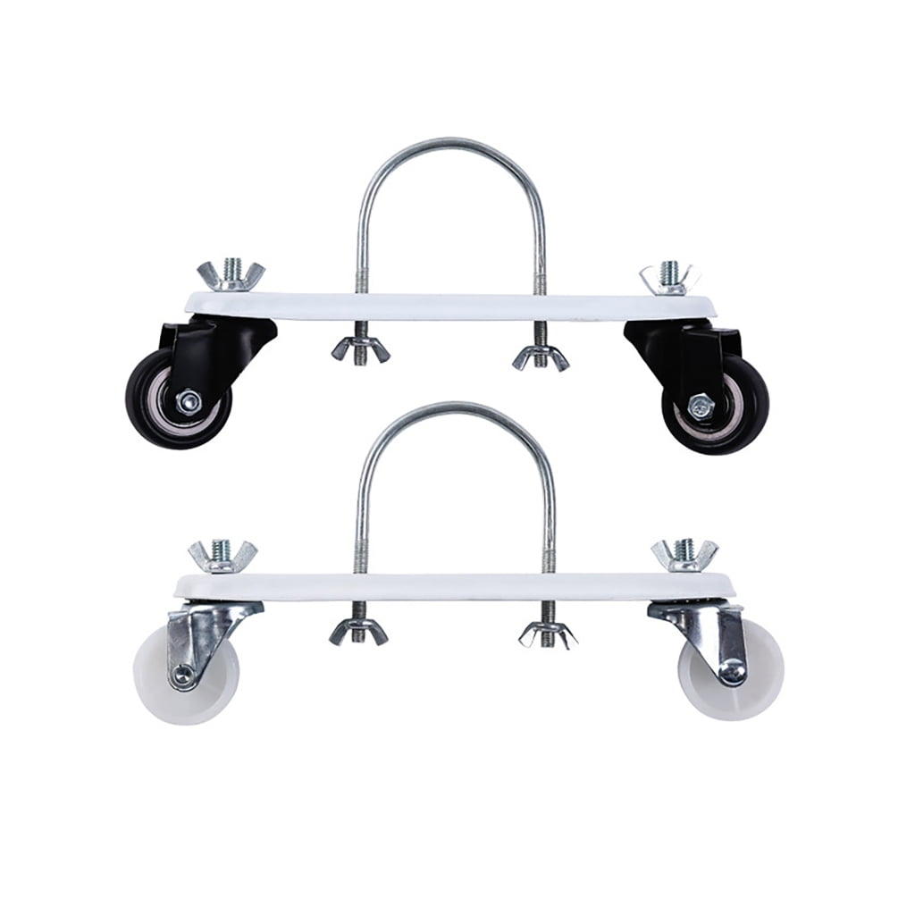 WINDLAND 2Pcs Electric Heater Caster Bracket Oil Filled Heater Caster Bracket with Wheel