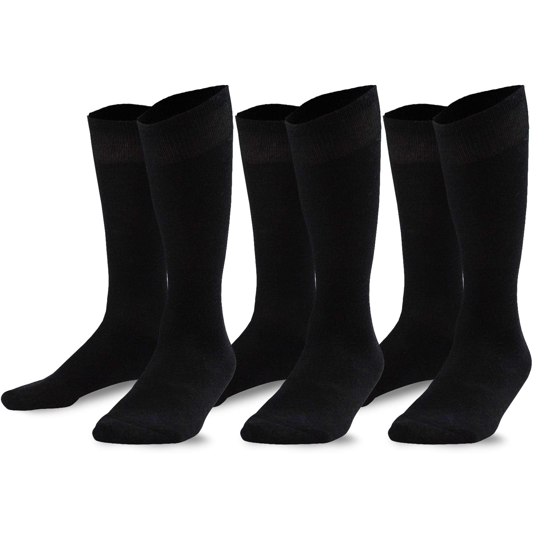 TeeHee Bamboo All Sports Half Cushion Socks with Arch Support 3-Pairs Pack 