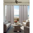 thumbnail image 4 of Beige Ombre Blackout Curtains 63 Inches Long for Bedroom, White Gradient Modern Abstract Art Thermal Insulated Room Darkening Black Out Window Curtain Panels Grommet Drapes for Living Room, 4 of 8