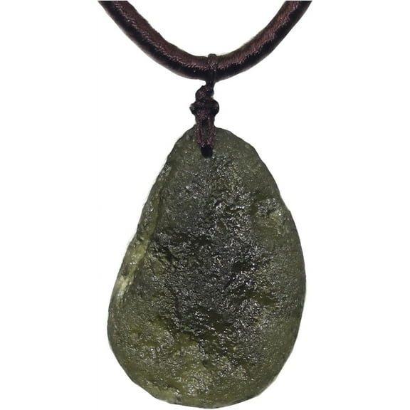 Moldavite Necklace Moldavite Pendant Czech Meteorite Necklace,Vibes Healing Crystal