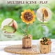 thumbnail image 3 of Juego de rompecabezas de madera ROBOTIME 3D Sunflower para adultos, fácil de construir, 3 of 7