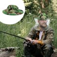 thumbnail image 4 of Miangastore Insect Anti-Bee Insect Mask Outdoor Camouflage Shawl Bucket Mesh Hat Mosquito Net Camouflage Beekeeping, 4 of 8