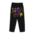 thumbnail image 5 of Daiia Mardi Gras with Flamingo Women's Sleep Pant with Pockets and Drawstring,Pajama Pants-Large, 5 of 9