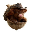thumbnail image 2 of Adorno navideño de animales del bosque para árbol, colgante de criatura del bosque para árbol | Decoración colgante decorativa para árbol de Navidad, 2 of 5