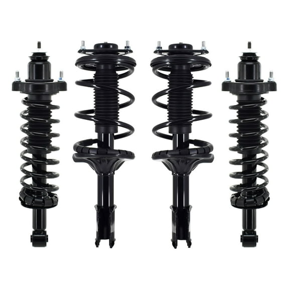 Set Front-Rear Quick Complete Strut-Coil Spring For 2005 2006 Mitsubishi Lancer Ralliart