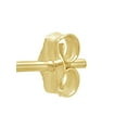 thumbnail image 2 of 18K Gold Over Sterling Silver Half Ball Stud Earrings, 2 of 4