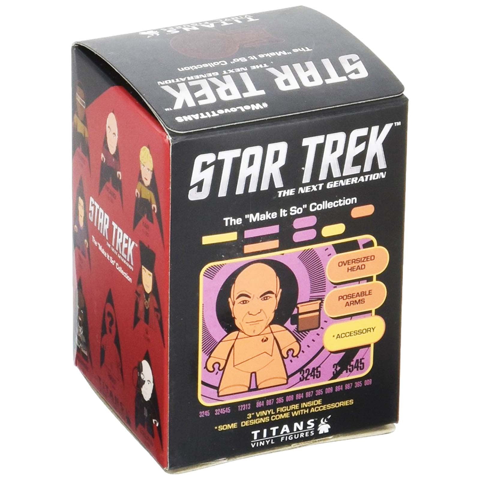 3" BLIND-BOXED TITANS COLLECTIONS STAR TREK THE NEXT GENERATION "MAKE IT SO" COL