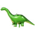 thumbnail image 1 of Globo inflable con diseño de dinosaurio, cuello largo, 70 x 110 cm, color verde, 1 of 1