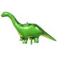 thumbnail image 1 of Globo inflable con diseño de dinosaurio, cuello largo, 70 x 110 cm, color verde, 1 of 1