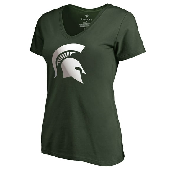 Women's Green Michigan State Spartans Gradient Logo T-Shirt