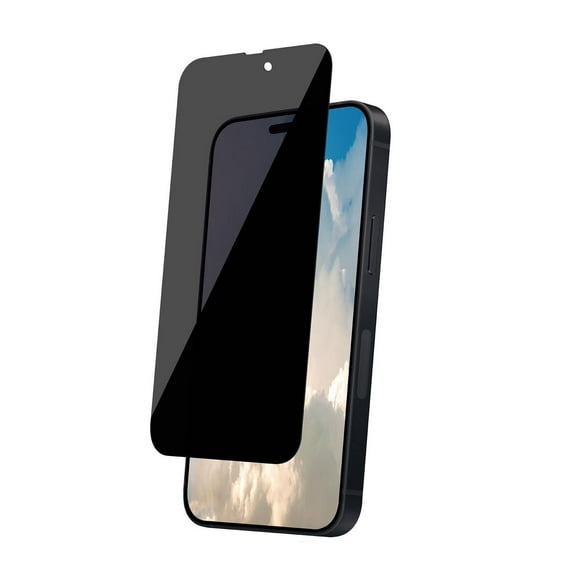 onn. iPhone 14 Pro Max Privacy Screen Protector, Easy Alignment Tray