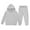 Gray, variant on Boys Sweatsuit Size 7-8 2 Piece Tracksuit Plain Kids Sweat Suits Long Sleeve Hooded Sweatshirt and Jogging Pant Solid Color Kids Sweat Set White