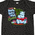 thumbnail image 4 of Inktastic I Wanna Hippopotamus for Christmas Cute Hippo Boys or Girls Baby Bodysuit, 4 of 5