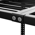thumbnail image 6 of 3x8ft Overhead Garage Storage Rack, 750LBS Weight Capacity, Adjustable Ceiling Mounted Storage Racks Heavy Duty, Hanging Garage Storage, 36"W x 96"L x (22-40 Ceiling Dropdown), Black, 6 of 9