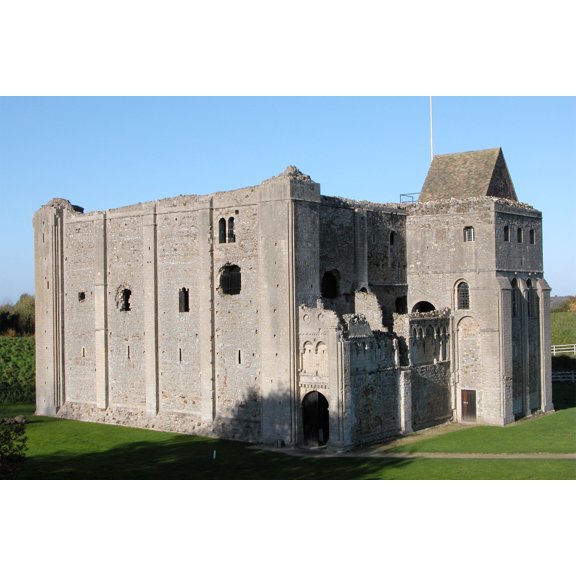 24x36 gallery poster, Castle Rising in Norfolk, England built 1138