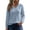 Gray, variant on Szhihuiw Women's Lightweight Sweaters Fall Fashion Solid Color Long Sleeve Knit Hooded Sweater Business Casual Tops for Women
