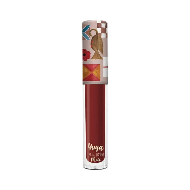 Labial Mate Yuya Original varios Tonos Republic Cosmetics. naranja oscuro