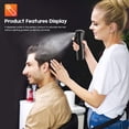thumbnail image 2 of Hair Spray Bottles Continuous Mist Spray Bottle for Hair 300ml Refillable Empty Plastic Fine Mist Spraying Bottle for Curly Hair Gradient Hair Styling Cleaning Plants Misting, 2 of 5