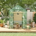 thumbnail image 3 of QinaQin Heavy-Duty Outdoor Walk-In Greenhouse with Durable Pe Cover, Suitable for Plant, Gardening and Seed Germination, 3 of 8