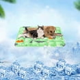 thumbnail image 4 of TIELUTT Pet Mat for Dogs and Cats Green Zoo Design Ice Pad Indoor Summer Comfort for Crate Fan for Dogs Xtra Large Dog Crate Mat Pet Mats Heated Cat Mat Indoor Dog Bed Pad, 4 of 7