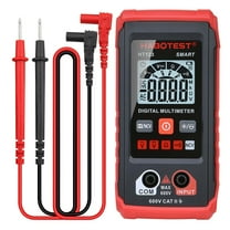 Auto-Ranging Digital Multimeter 600V AC Voltage Tester NCV Non- Detection Resistance & Continuity Checker Backlit LCD Display Portable Electrician Tool with Test Leads