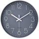 thumbnail image 1 of Reloj de pared moderno y silencioso que no hace tictac, reloj de pared silencioso y silencioso, péndulo de pared para dormitorio, cocina, sala de estar, gris, 30 CM HIASDFLS, 1 of 5