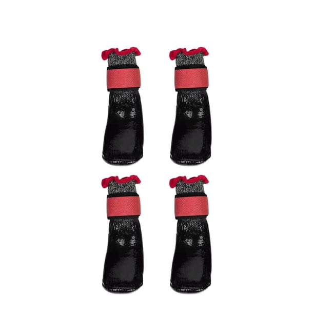 Zapatos de perro para caminar Protectores de suela de zapatos de perro con cinta reflectante para perros pequeños medianos grandes zapatos de mascotas