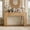 1.6m Annual Ring Oak Color, variant on 47 Inch Long Console Table for Entryway, Slim Narrow Entrance Hall Table, Farmhouse Wood Sofa Table Behind Couch for Living Room Foyer, Rustic Natural