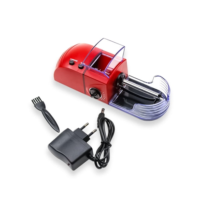 Máquina enrolladora de malezas, dispositivo empacador eléctrico de acero inoxidable, rodillo ajustable, adultos, hombres, regalos, dispositivo doméstico, enchufe rojo de EE. UU. Sweethay HA012289-02B