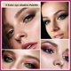 thumbnail image 5 of Cuarteto de sombras de ojos con tonos nacarados y mate, de larga duración y a prueba de manchas, perfecto para el maquillaje diario de los estudiantes., 5 of 5