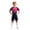 Red, variant on Baby Boy Outfits Kids Gradient Triangle Design Breathable Soccer Uniform 2 Piece Boys' Clothing Sets Red XXS