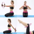 thumbnail image 5 of 15 Inch Pilates Rings Yoga Pilates Magic Circle Pilates Ultra Fit Exercise Resistance Fitness Toning Ring Workout Fitness Circles With Dual Grip Hand, 5 of 5