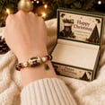 thumbnail image 4 of Limited Edition 2026 Christmas Beaded Bracelet Gift Set,Stretchable Adjustable Bead Bracelet with Festive Charm,Winter Holiday Jewelry for Women,Christmas Gift Jewelry, 4 of 5