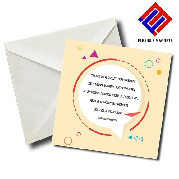 Harold Stephens Inspirational Quote Magnet for refrigerator. Great Gift! By Flexible Magnets