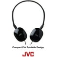 JVC HAS160B FLATS Lightweight Headband Headphones (Black)