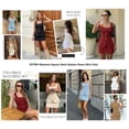 thumbnail image 4 of BTFBM 2 Piece Sets For Women Summer Spring Sleeveless Button Up Blazer Vest Tops Skirt Sets Business Casual Outfits, 4 of 9