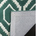 thumbnail image 4 of SAFAVIEH Chatham Graham Geometric Wool Area Rug, Teal/Ivory, 3' x 5', 4 of 8