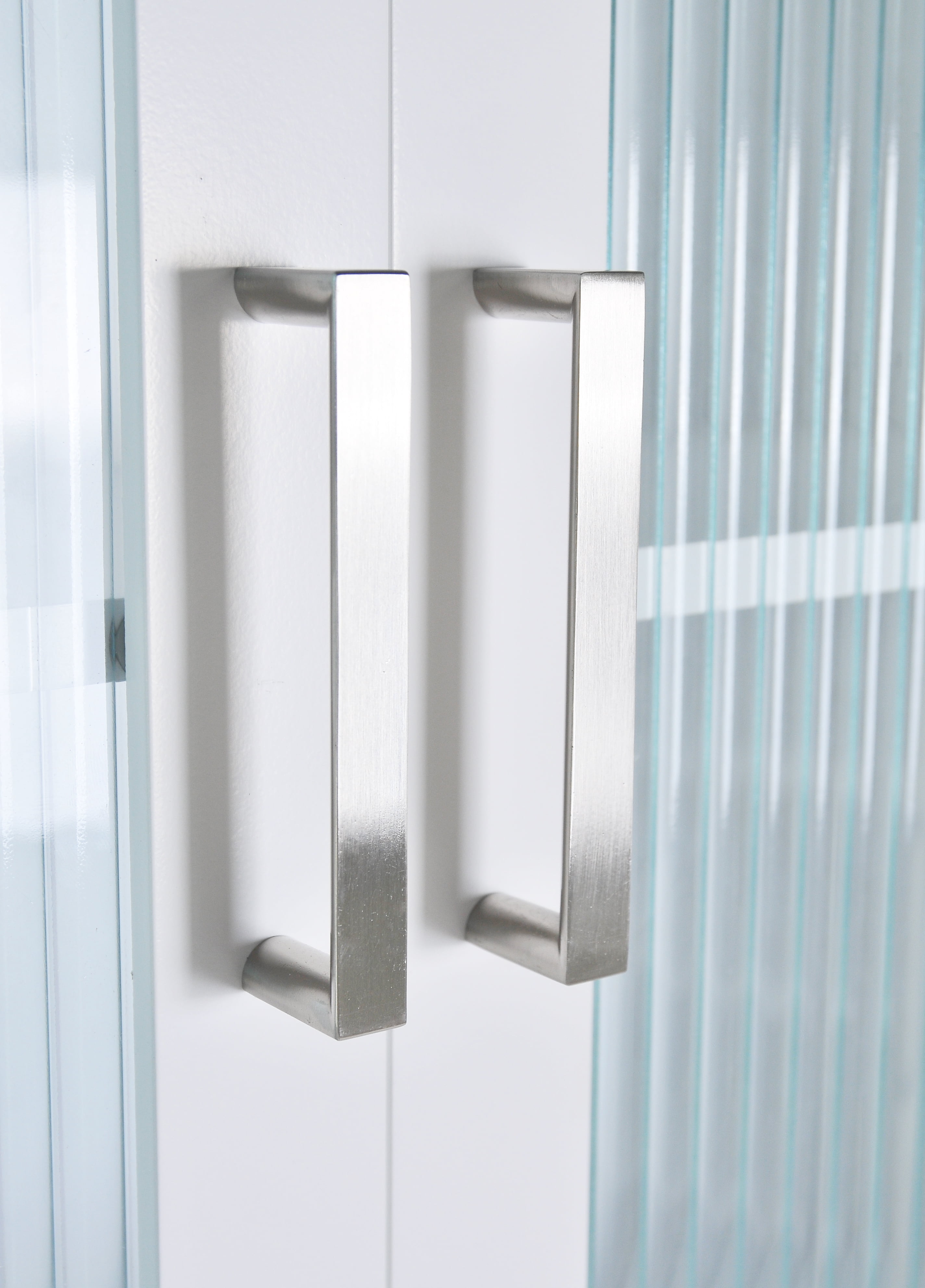 STAROUS Freestanding Bathroom Organizer with Tempered Glass - White