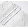thumbnail image 1 of ZHAOCHENG Papel tapiz/pegatina de imitación de mármol, papel autoadhesivo impermeable para azulejos de baño y gabinete de cocina 0,6 * 5 m (blanco jazz) 0,6 * 10 m blanco jazz, 1 of 1