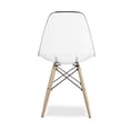 thumbnail image 3 of Heavenly Collection Clear Wood Chair SET OF 4, 3 of 7