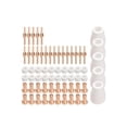 thumbnail image 1 of 65Pcs Air Plasma Cutting Tips For L-G-40 PT-31 Cutter Consumables CUT-40 CUT-50D Swirling Rings Electrode Shield Cups Cutter ,High Quality Materials, 1 of 6