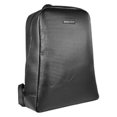 thumbnail image 1 of POLICE Neo Pyramid Small 15 L Vegan Leather  Laptop Backpack- Black, 1 of 5