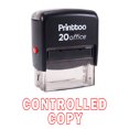 thumbnail image 2 of Printtoo Office Stationary Custom Stamp CONTROLLED COPY Self Inking Rubber Stamp-Red, 2 of 2