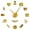 Gold, variant on Nurse and Doctor Hospital Frameless Wall Clock Stickers, DIY Modern Decorative Clocks for Living Room, Bedroom, Office - Easy to Install, Large 3D Clock Design (Silver,27in)