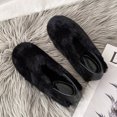 thumbnail image 1 of Zapatos de felpa para mujer, comodidad de otoño e invierno, además de zapatos de algodón cálidos de terciopelo, zapatos planos para el hogar, arrastre perezoso Wmkox8yii hj789, 1 of 7