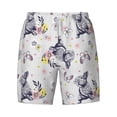 thumbnail image 5 of Rocae Rabbit And Butterfly for Men's Swim Trunks Quick Dry With Two Side Pockets and One Lined Patch Pocket3X-Large, 5 of 9