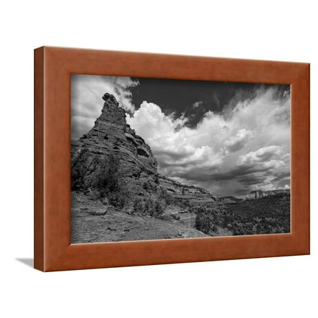 Incoming Storm at a Vortex Site in Sedona, AZ Framed Print Wall Art By Andrew
