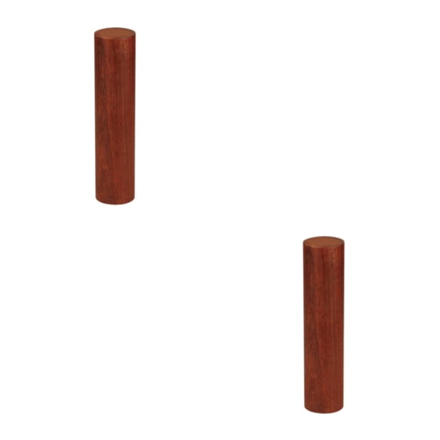 Agitador de madera Eigraketly cilindro de arena rojo 2piezas